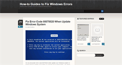 Desktop Screenshot of guides.how-to-fix-errors.com